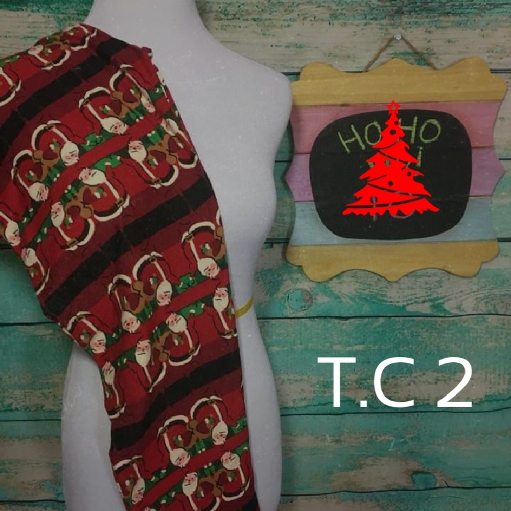 Lularoe Santa clause leggings szT.C2 fits 18& up